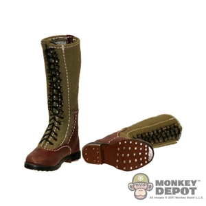 Boots: DiD German WWII Tropical Tall Lace Up