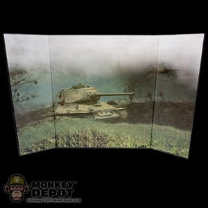 Display: DiD Tank in Field  (22in X 14in)