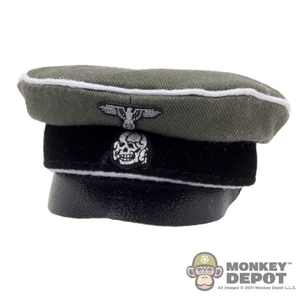 Hat: DiD German WWII SS Officer Visor Cap