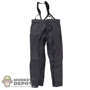 Pants: DiD Grey Pinstriped w/Suspenders