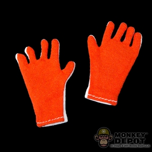 Gloves: DiD Emergency White/Orange Gloves