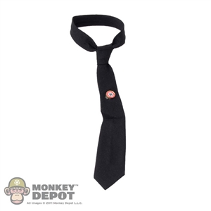 Tie: DiD German WWII Black w/ Party Pin