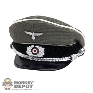 Hat: DiD German WWII Officer Visor Cap