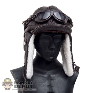 Hat: DiD Fur Lined Flight Cap w/Goggles