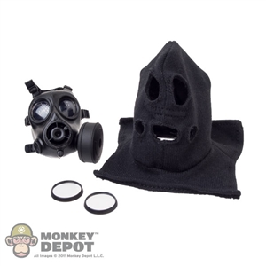 Gas Mask: DiD CT-12 Counter Terrorist Respirator W/Filters & Balaclava