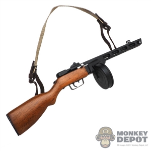 Rifle: DiD WWII PPsH w/Sling (Metal & Wood)