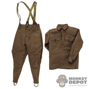 Uniform: DiD Russian Soviet M35 Gymnastiorka Tunic w/Trousers + Suspender (Weathered)