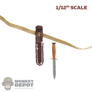 Knife: DiD 1/12th US Trench Knife w/Sheath