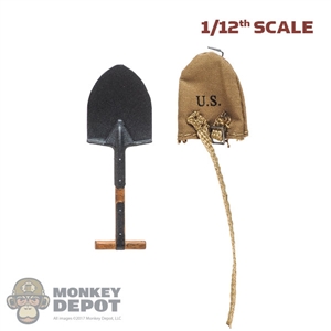 Shovel: DiD 1/12th WWII US Entrenching Tool w/Cover