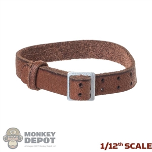 Belt: DiD 1/12th WWII German Mens Brown Leather Officer Belt