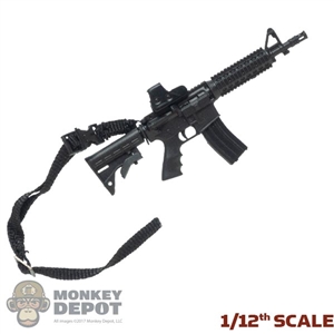 Rifle: DiD 1/12 M4A1 Carbine w/Sling + Extendable Stock