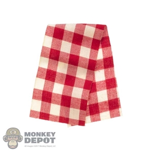 Scarf: DiD Red + White Checkered Scarf