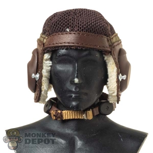 Helmet: DiD German Luftwaffe Summer Flying Helmet (partial genuine leather)