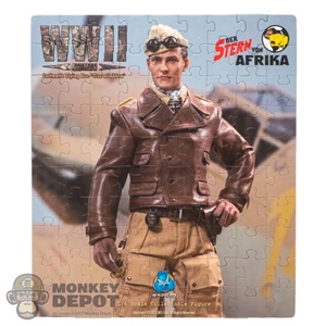 Puzzle: DiD 1/1 Scale WWII German Luftwaffe Flying Ace Hans-Joachim Marseille