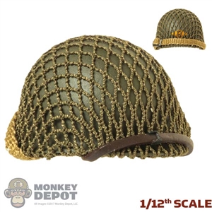 Helmet: DiD 1/12th Mens M1 Helmet w/Netting