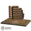 Diorama: DiD German Ground w/Log Wall