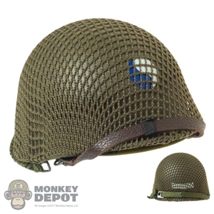 Helmet: DiD M1 Helmet - 29th Infantry Division w/Netting (Metal)