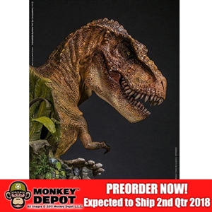 Statue: DamToys Museum Collection Series - Bust Yellow T-Rex (MUS001A)