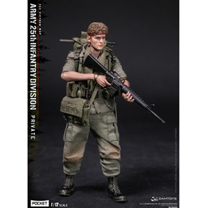 Boxed Figure: DamToys 1/12 ARMY 25th Infantry Division Private (DAM-PES004)