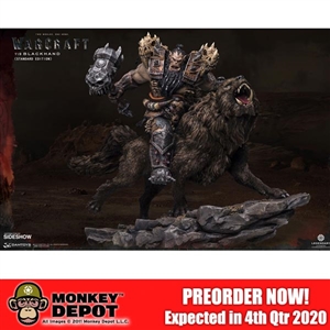 Statue: DamToys Warcraft Blackhand Riding Wolf (Standard Version) (905489)
