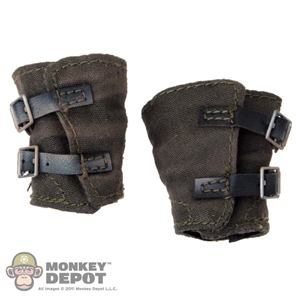 Gaiters: DamToys German WWII Green Gaiters Weathered