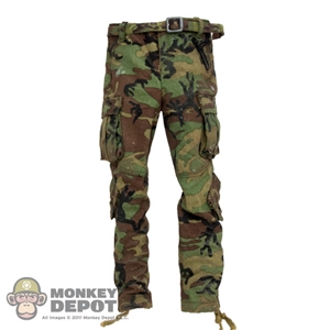 Pants: DamToys Woodland Camouflage w/Belt