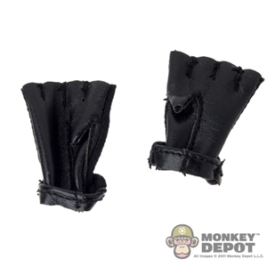 Gloves: DAM Black Leather Fingerless