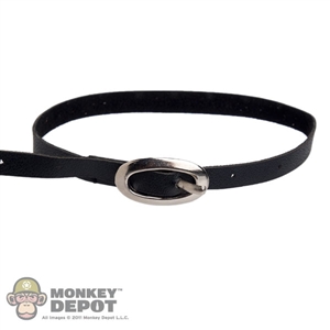 Belt: DamToys Black Belt w/Silver Buckle