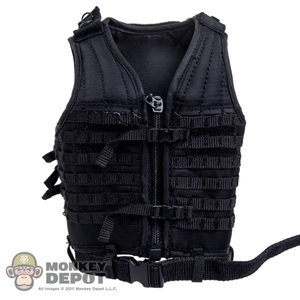 Vest: DamToys Black Tactical Vest w/Belt