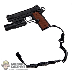 Pistol: DamToys 1911 TAC Pistol w/Flashlight & Lanyard