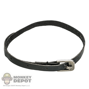 Belt: DamToys Black Leatherlike Belt w/Buckle