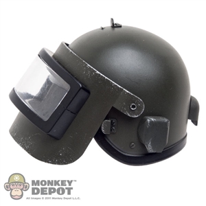 Helmet: DamToys Green Russian Altyn Helmet w/Visor