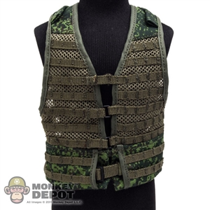 Vest: DamToys 6SH112 MOLLE Tactical Vest (Digital Flora)