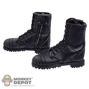 Boots: DamToys Leather Boots w/Side Zipper