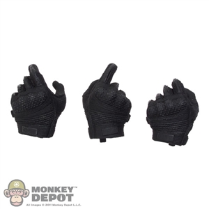 Hands: DamToys Black Molded Hand Set