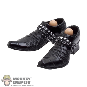 Shoes: DamToys Black Dress Shoes w/Pegs