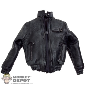 Jacket: DamToys Black Leather Jacket