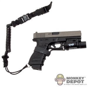 Pistol: DamToys Handgun w/X300 Flash Light w/Switch & Lanyard