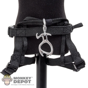 Harness: DamToys Climbing Harness w/Carabiner & Pirana Descender