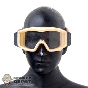 Mask: DamToys Tan w/Clear Tint A Frame Goggles