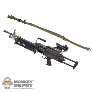 Rifle: DamToys L110A1 Light Machine Gun w/ACOG & Sling (MINIMI PARA LMG)