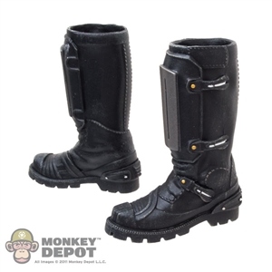 Boots: DamToys Black Molded Female Boots