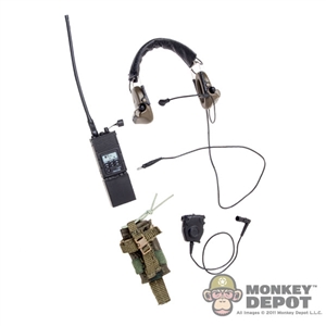 Radio: DamToys PRC148 MBITR w/Peltorcomtec II Headset