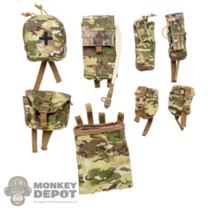 Pouch: DamToys 8 Piece Multicam Pouch Set