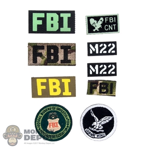 Insignia: DamToys FBI Patch Set