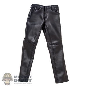 Pants: DamToys Black Leatherlike Pants