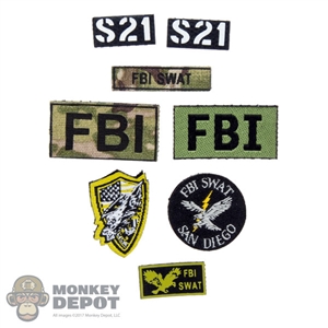 Insignia: DamToys FBI San Diego Patch Set
