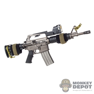 Rifle: DamToys IDF CAR-15 Carbine w/M21 Reflex Sight & Mount