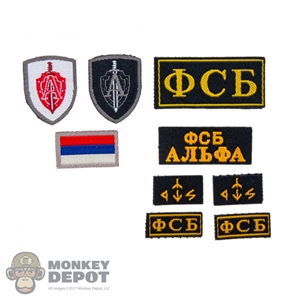 Insignia: DamToys Russian Spetsnaz FSB Alpha Group Patch Set