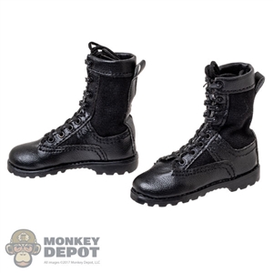 Boots: DamToys Black Navy Boots